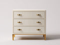 Cassettiera - Legno - 92x44x88 cm - Crema - Design elegante